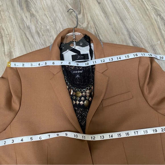 SOLD⭐️BNWOT Trendy JCREW Regent luxury wool equestrian boho blazer w countryvibe - Picture 15 of 15